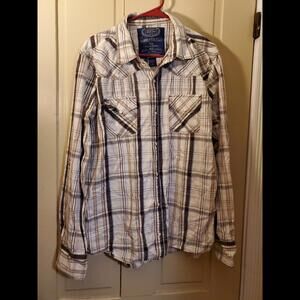 Authentic Durable goods Supply Western Pearl Buttonsnap Xl